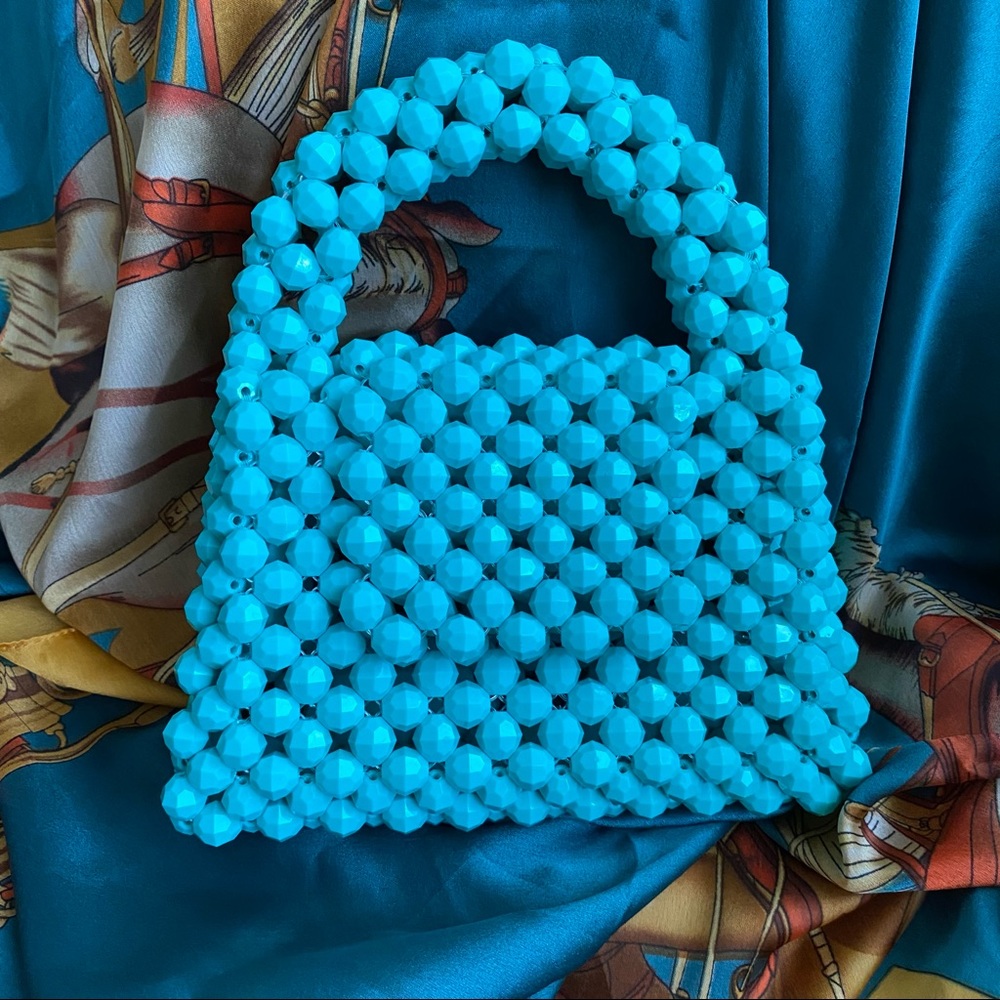 NEW handmade beaded acrylic crystal bag | TikTok crystal bag trendy mini bag